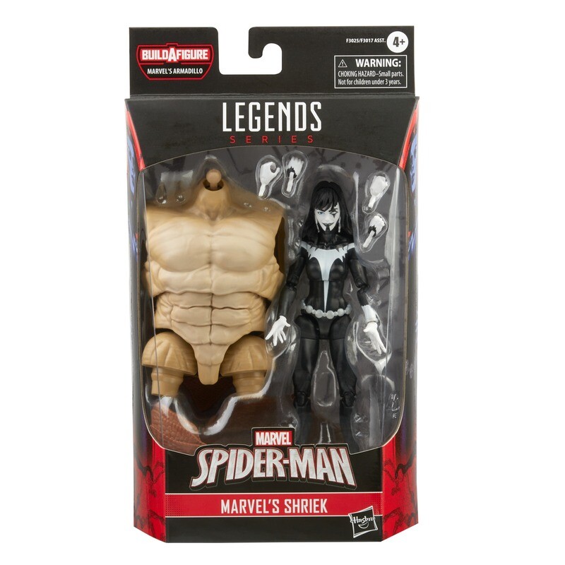 Marvel Legends 6" Spider-Man NO WAY HOME WAVE 1: SHRIEK (ARMADILLO BAF)