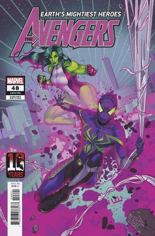 AVENGERS #48 SOUZA MILES MORALES 10TH ANNIV VAR
MARVEL COMICS
(1st September 2021)
