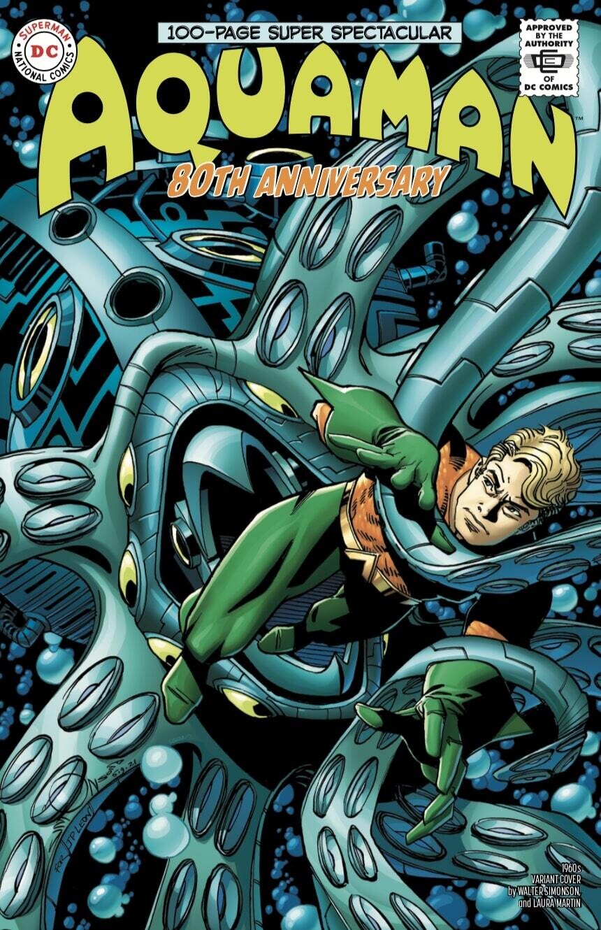 AQUAMAN 80TH ANNV SPECTACULAR #1 CVR D 1960S VAR
DC COMICS
(1st September 2021)