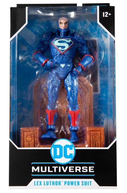 McFarlane Toys 7" Justice League: The Darkseid War DC Multiverse Lex Luthor Power Suit (Blue)