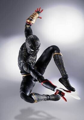 Bandai Spider-Man: No Way Home S.H. Figuarts Action Figure Spider-Man Black & Gold Suit (Special Set)