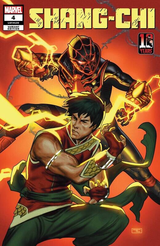 SHANG-CHI #4 CLARKE MILES MORALES 10TH ANNIV VAR
MARVEL COMICS
(8th September 2021)