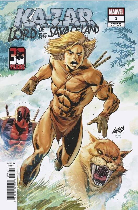 KA-ZAR LORD SAVAGE LAND #1 (OF 5) LIEFELD DEADPOOL 30TH VAR
MARVEL COMICS
(8th September 2021)