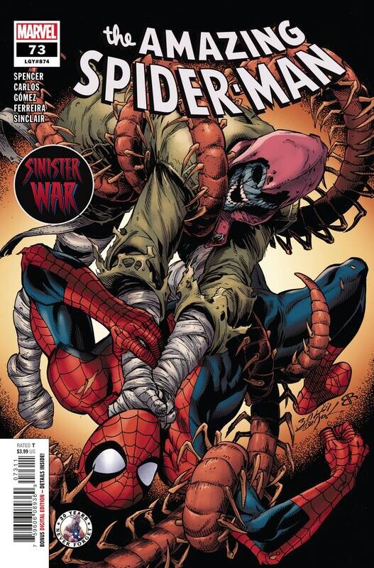 AMAZING SPIDER-MAN #73 SINW
MARVEL COMICS
(8th September 2021) AMAZING SPIDER-MAN #73 SINW
MARVEL COMICS
(8th September 2021)