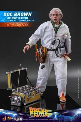 Hot Toys Back To The Future Doc Brown 1:6 Figure (DELUXE edition)