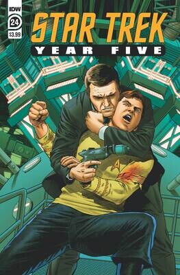 STAR TREK YEAR FIVE #24
IDW COMICS
(15th September 2021) STAR TREK YEAR FIVE #24
IDW COMICS
(15th September 2021)