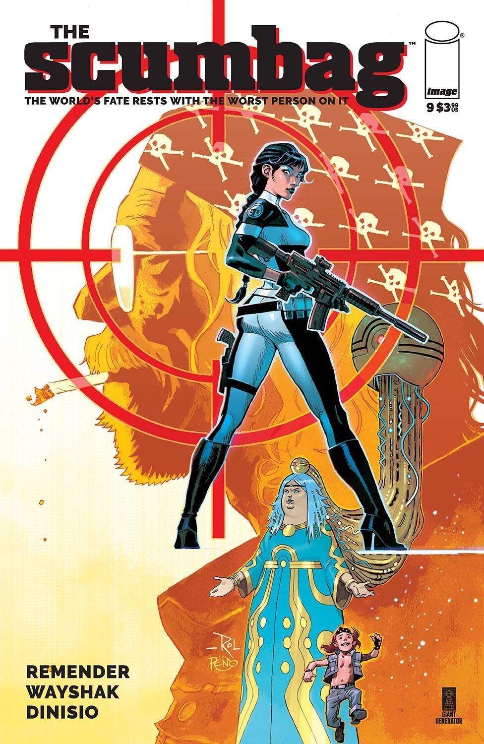 SCUMBAG #9 CVR A BOSCHI & DINISIO (MR)
IMAGE COMICS
(15th September 2021)