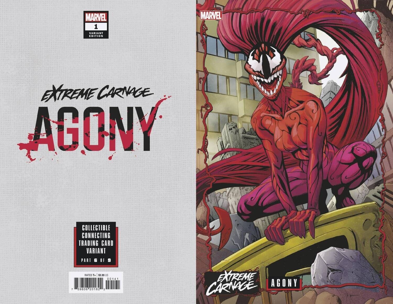 EXTREME CARNAGE AGONY #1 JOHNSON CONNECTING VAR
MARVEL COMICS
(15th September 2021)