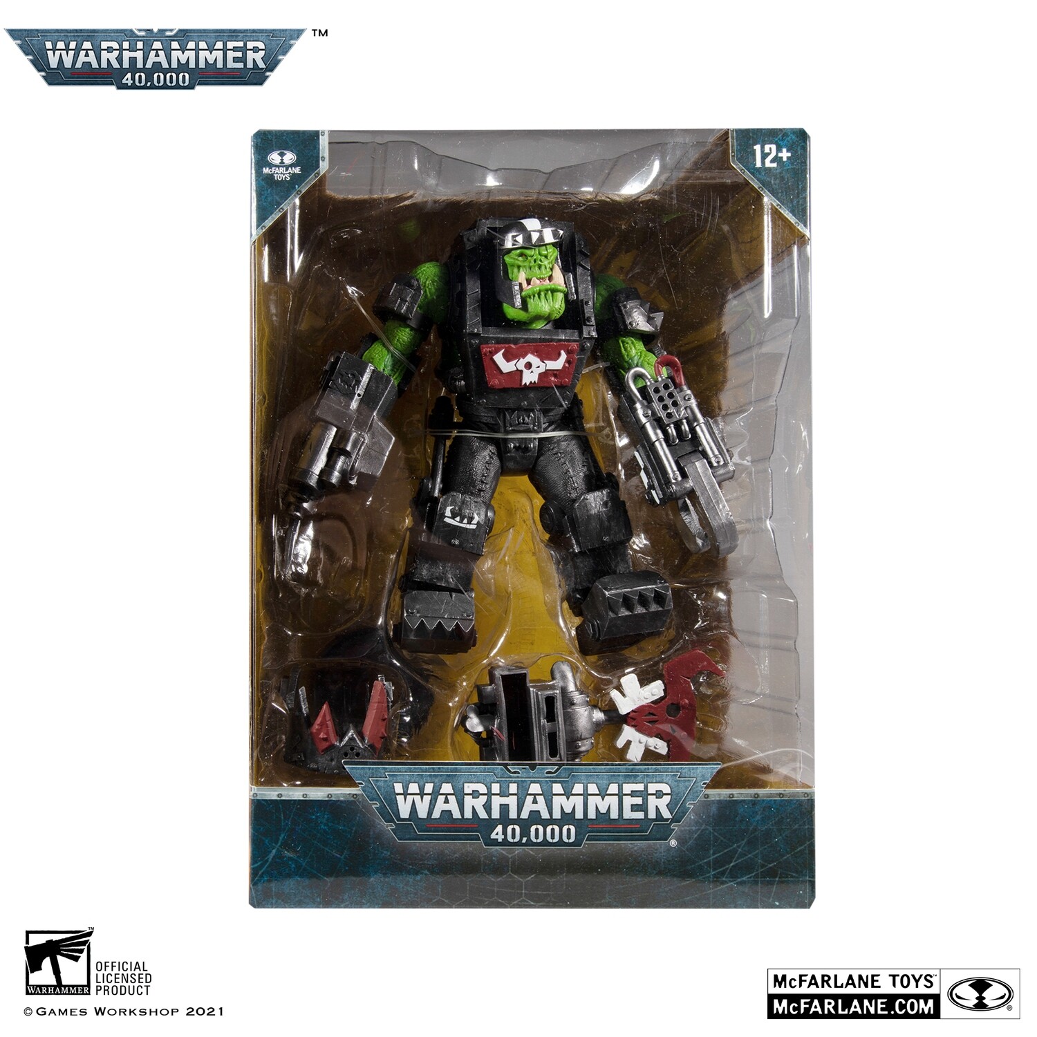McFarlane Toys 7" Warhammer 40,000 Ork Meganob SHOOTA Mega Action Figure (MEGAFIG)