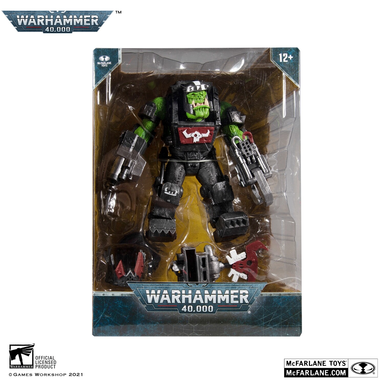 McFarlane Toys 7" Warhammer 40,000 Ork Meganob SHOOTA Mega Action Figure (MEGAFIG) *MULTI-BUY OFFER AVAILABLE*