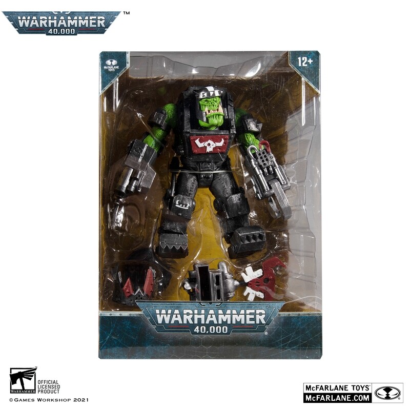 McFarlane Toys 7" Warhammer 40,000 Ork Meganob SHOOTA Mega Action Figure (MEGAFIG)