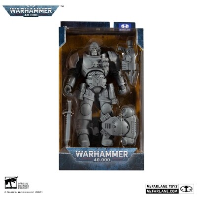 McFarlane Toys 7" Warhammer 40,000 SPACE MARINE REIVER (ARTIST PROOF) WITH GRAPNEL LAUNCHER ACTION FIGURE