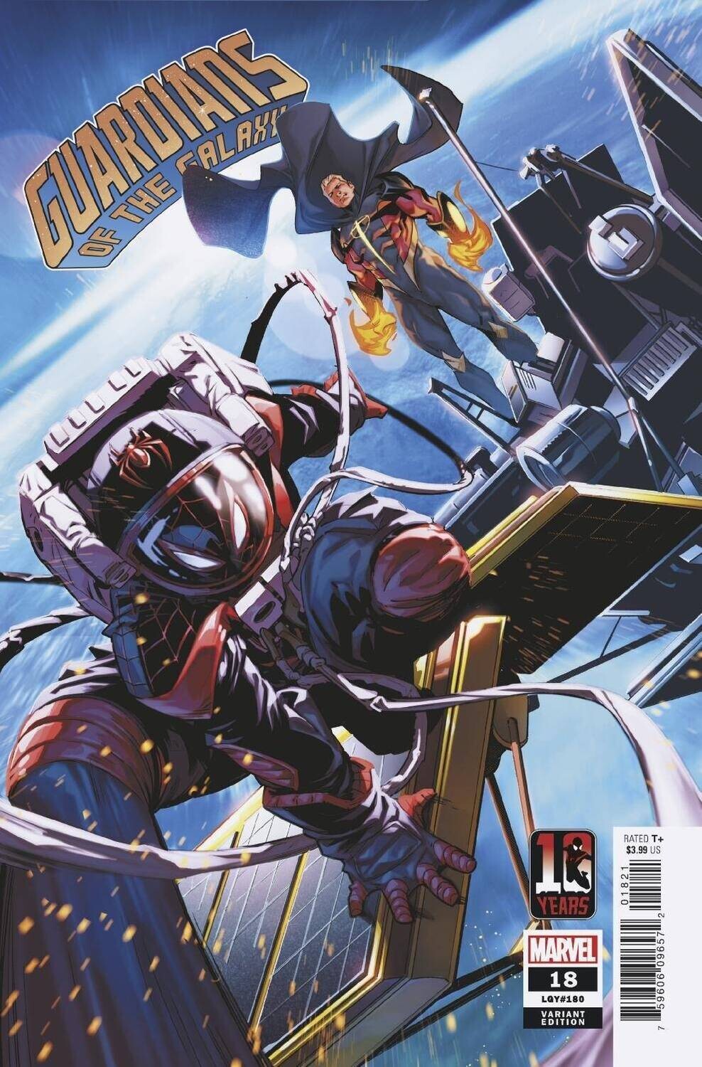 GUARDIANS OF THE GALAXY #18 MILES MORALES 10TH ANNIV VAR ANH
MARVEL COMICS
(22nd September 2021)