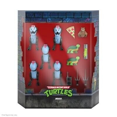 Super7 TMNT Wave 6 Ultimate Mouser 5 Pack (Teenage Mutant Ninja Turtles)