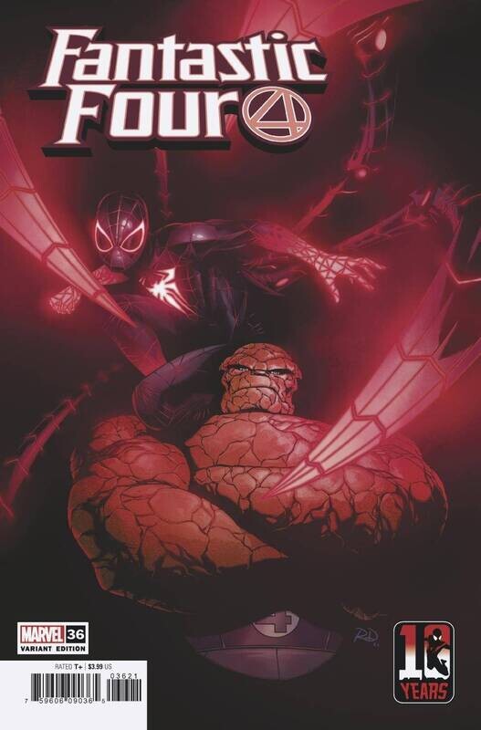 FANTASTIC FOUR #36 DAUTERMAN MILES MORALES 10TH ANNIV VAR
MARVEL COMICS
(22nd September 2021)