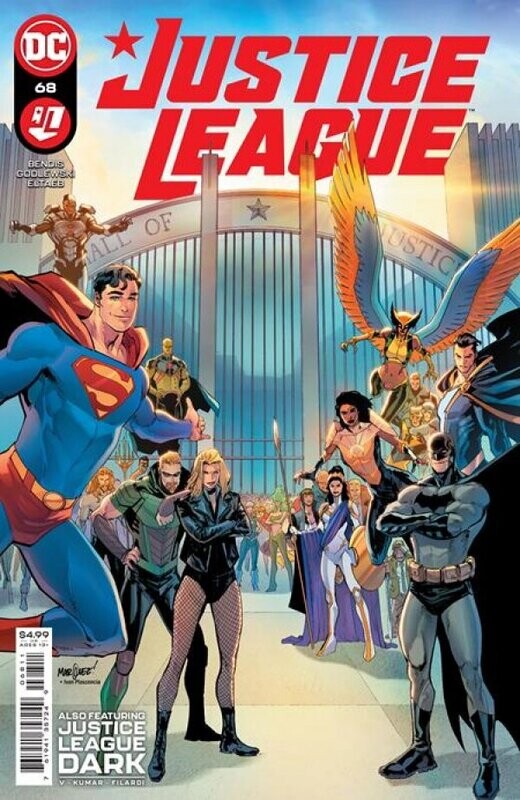 JUSTICE LEAGUE #68 CVR A DAVID MARQUEZ
DC COMICS
(29th September 2021)