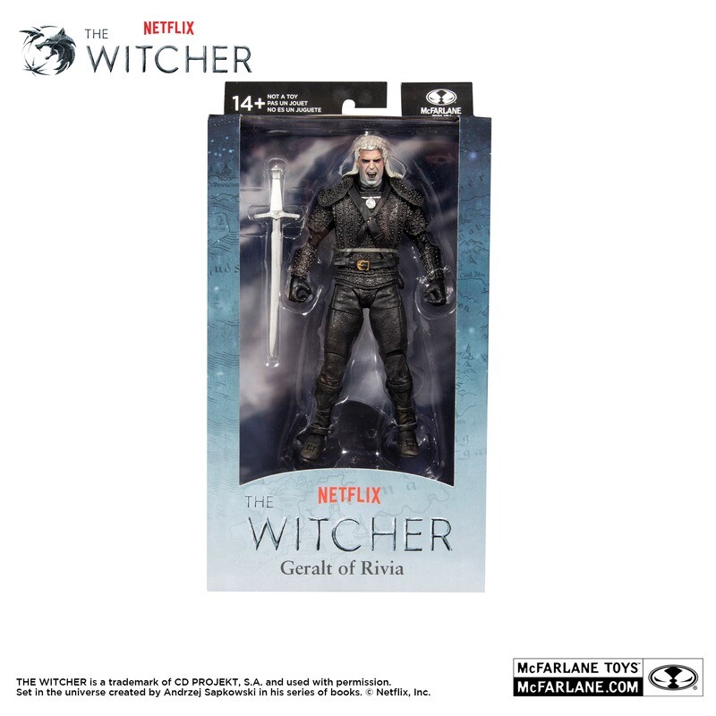 McFarlane Toys 7" The Witcher (NETFLIX TV SHOW) - GERALT OF RIVIA (KIKIMORA BATTLE)