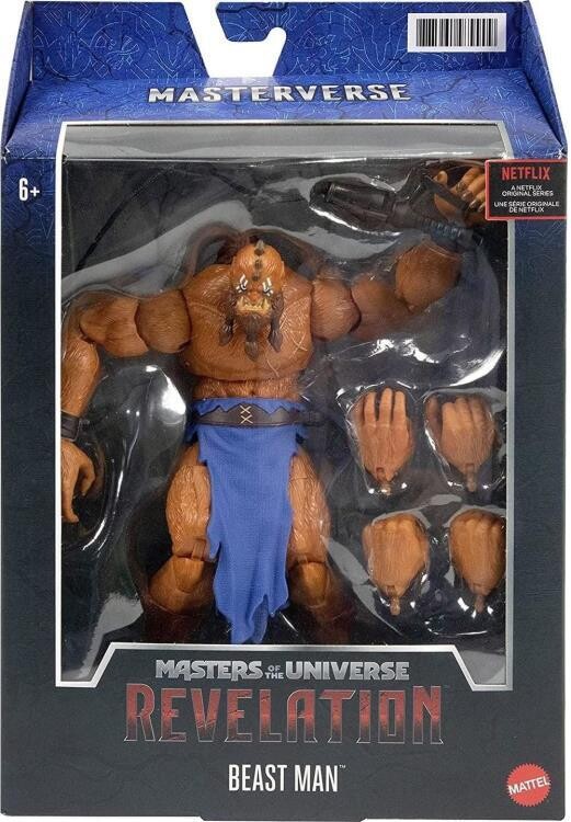 Masters of the Universe REVELATION Wave 2 BEAST MAN Action Figure (MASTERVERSE)