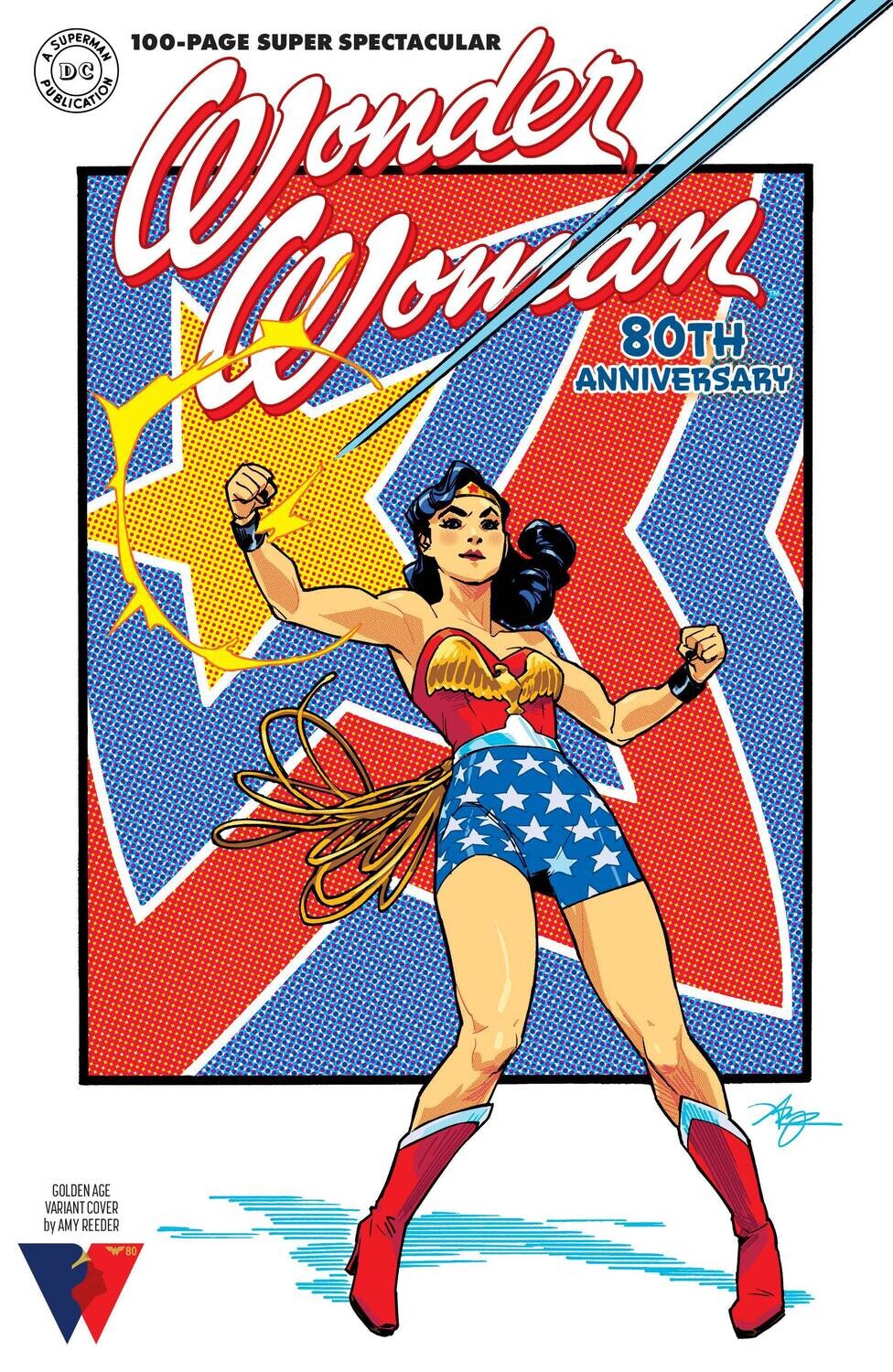 WONDER WOMAN 80TH ANN 100-PAGE ONE SHOT CVR F REEDER GOLDEN
DC COMICS
(6th October 2021)