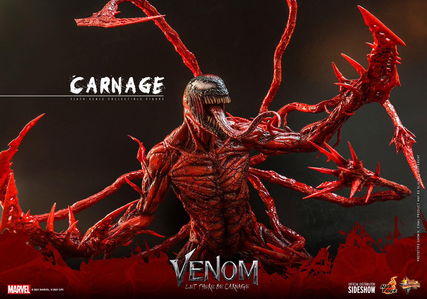Hot Toys - Carnage (Venom - Let the be Carnage) 1:6 Scale Figure DELUXE EDITION