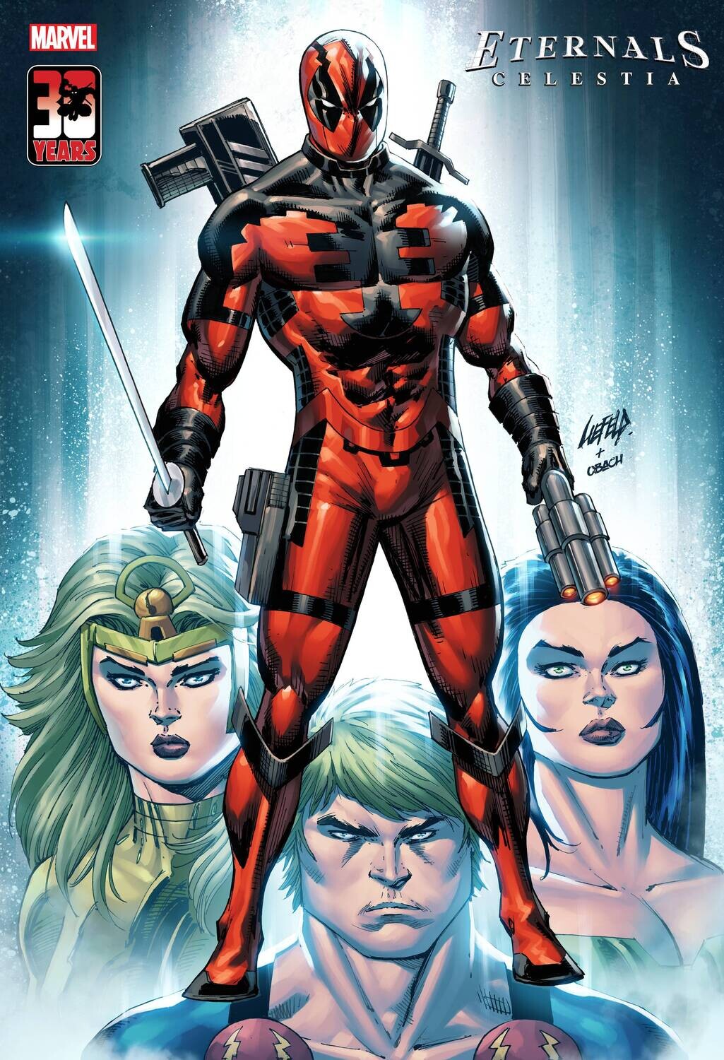 ETERNALS CELESTIA #1 LIEFELD DEADPOOL 30TH VAR
MARVEL COMICS
(6th October 2021)