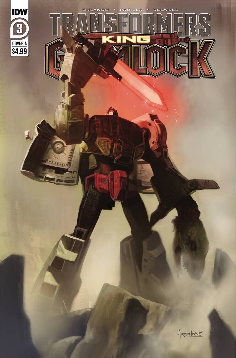 TRANSFORMERS KING GRIMLOCK #3 (OF 5) CVR A BRYAN LEE
IDW COMICS
(13th October 2021)