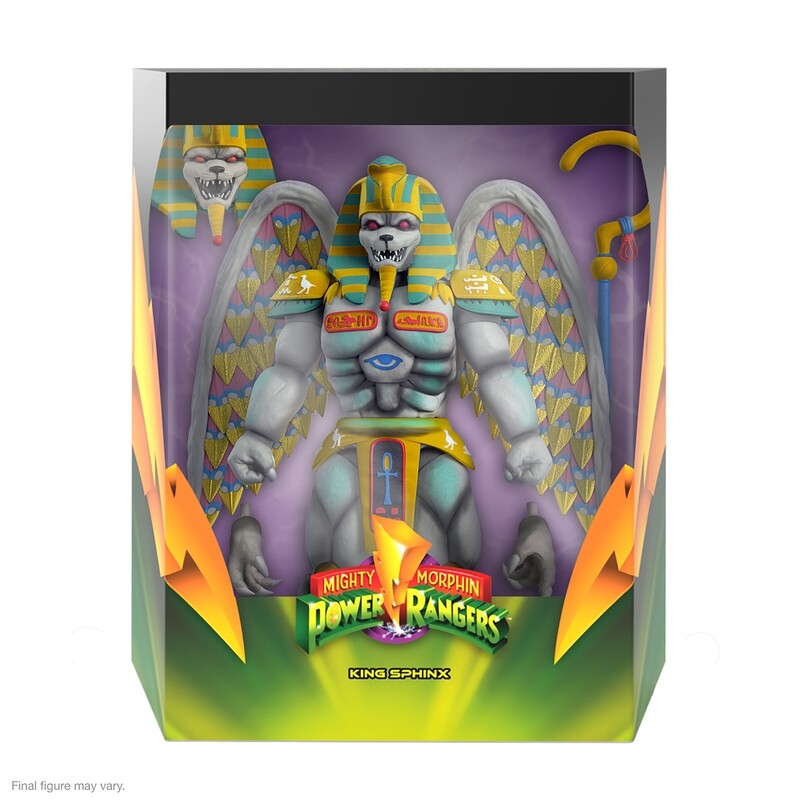 ***DAMAGED PACKAGING*** Super7 MMPR Wave 2 Ultimate  KING SPHINX Figure (Mighty Morphin Power Rangers)