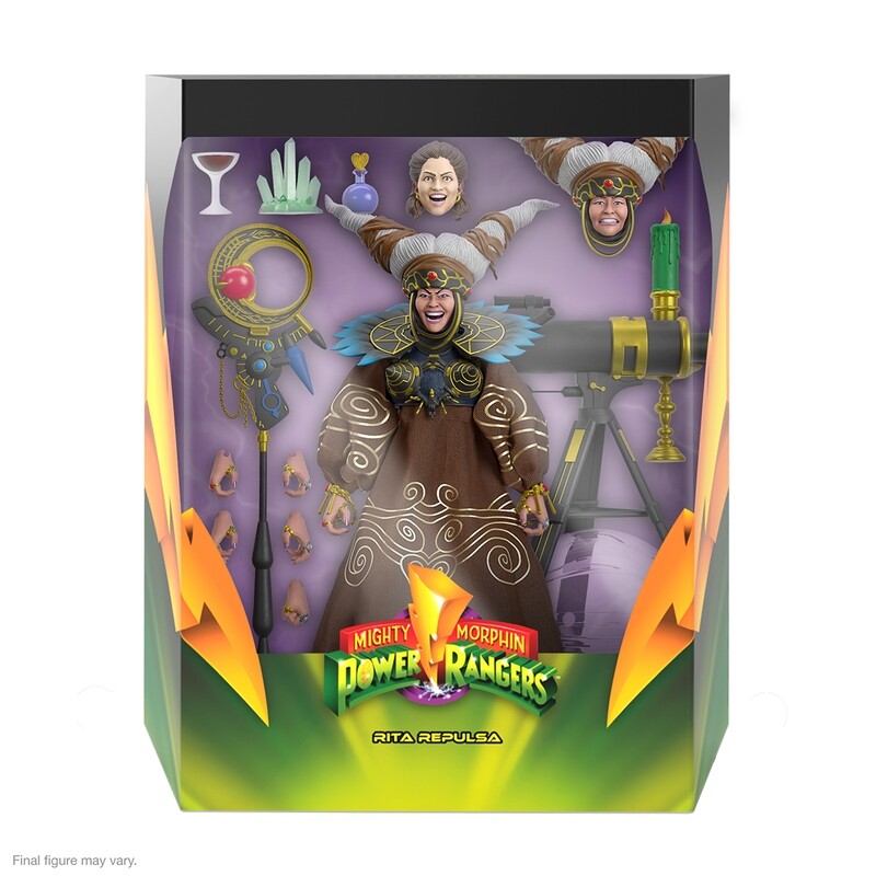 Super7 MMPR Wave 2 Ultimate  RITA REPULSA Figure (Mighty Morphin Power Rangers)