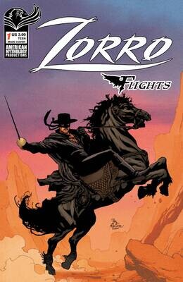 ZORRO FLIGHTS #1 CVR A MARTINEZ
AMERICAN MYTHOLOGY COMICS
(20th October 2021)