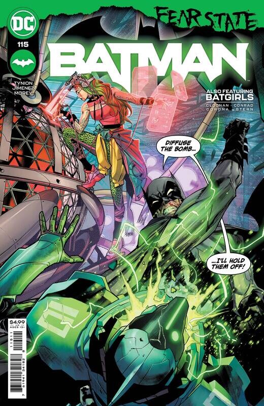 BATMAN #115 CVR A JORGE JIMENEZ
DC COMICS
(20th October 2021)