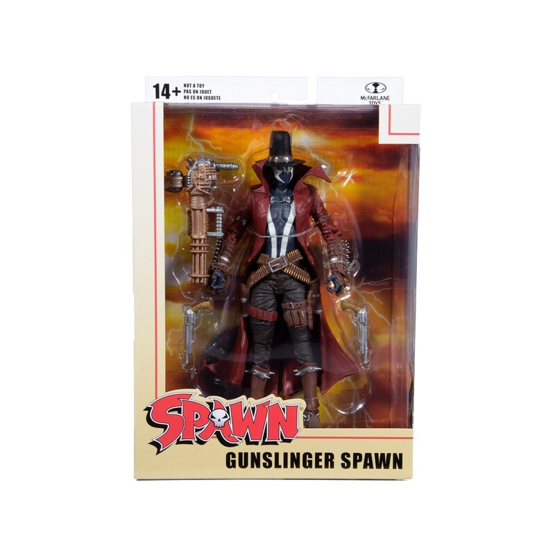 McFarlane Toys 7" Spawn Wave 2 Gunslinger Spawn Version 2(with Gatling Gun)