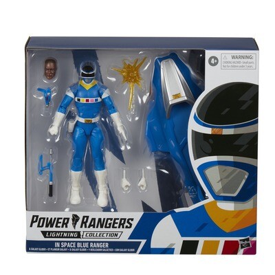 Power Rangers Lightning Collection In Space Blue Ranger & Galaxy Glider Deluxe Action Figure