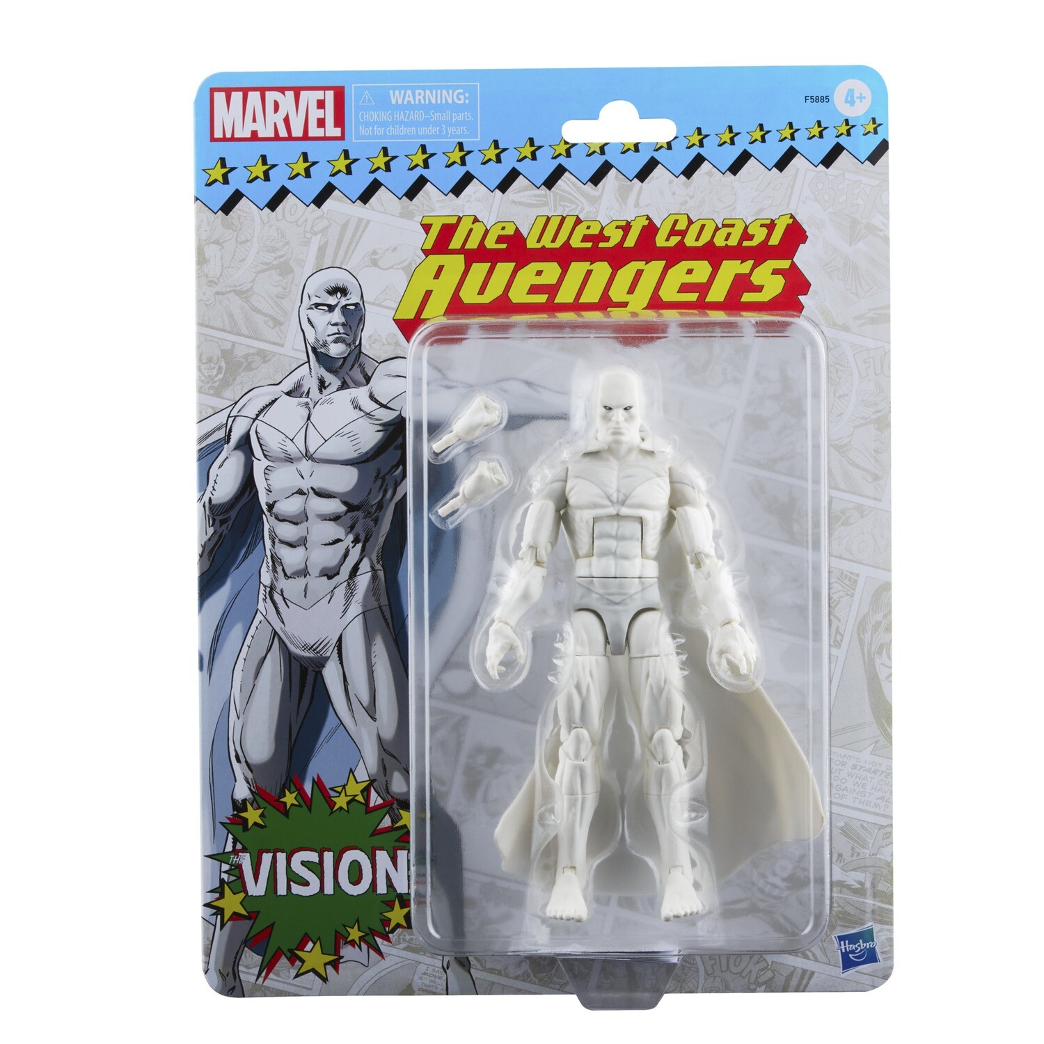 Marvel Legends Retro 6" Avengers Vision (White Comic version)