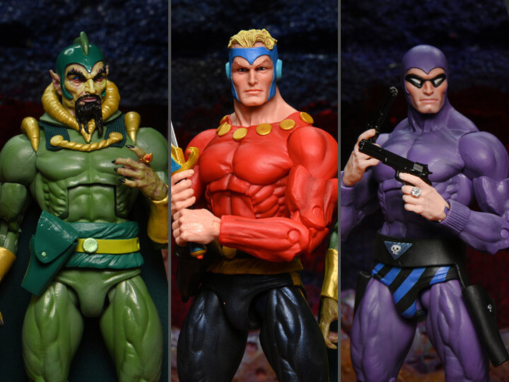 NECA King Features The Original Superheroes Series 1 - Set of 3