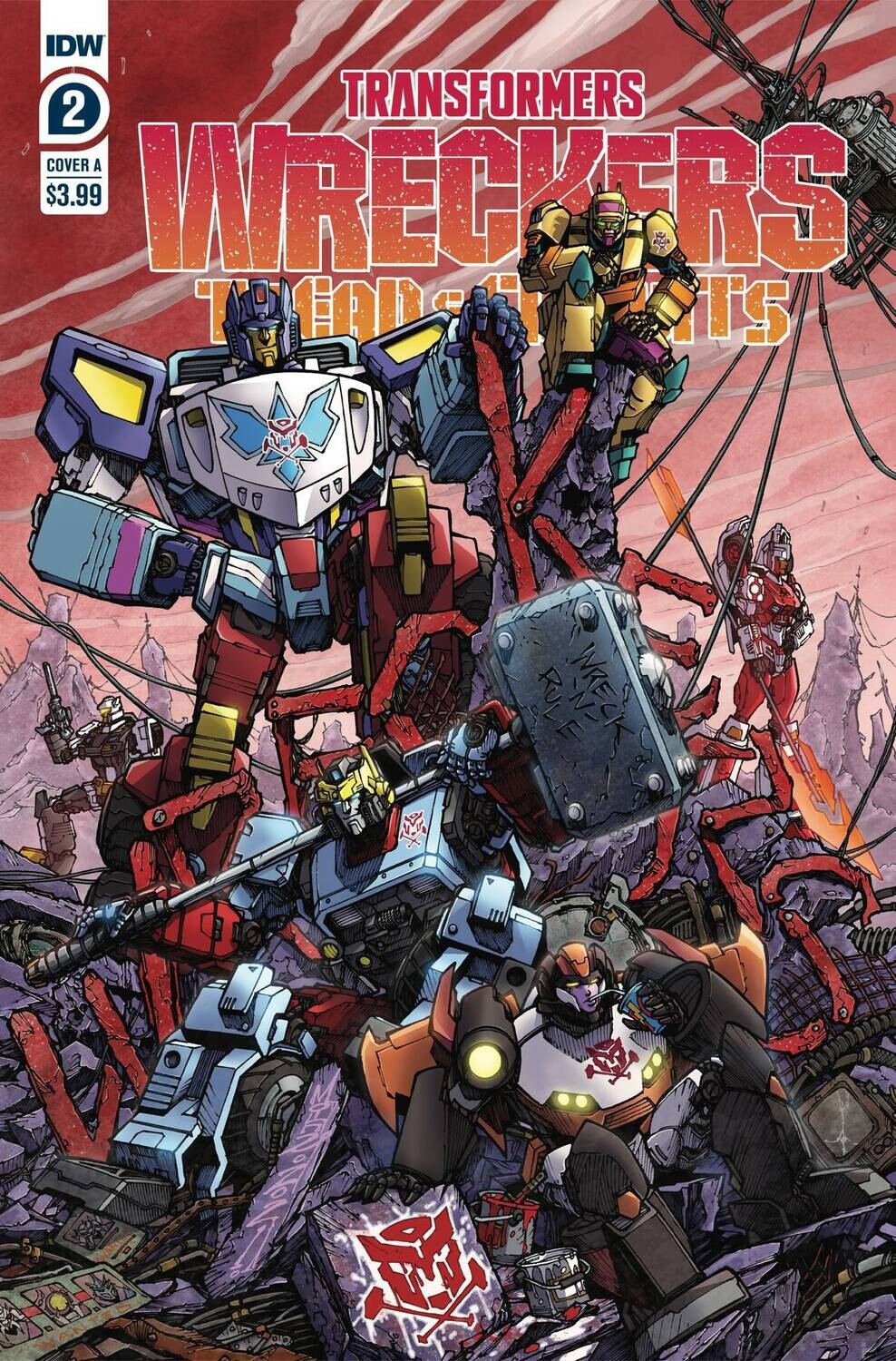 TRANSFORMERS WRECKERS TREAD & CIRCUITS #2 (OF 4) CVR A MILNE
IDW COMICS
(10th November 2021)
