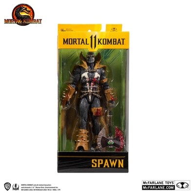 McFarlane Toys 7" Mortal Kombat - Spawn (BLOODY MCFARLANE CLASSIC) Action Figure