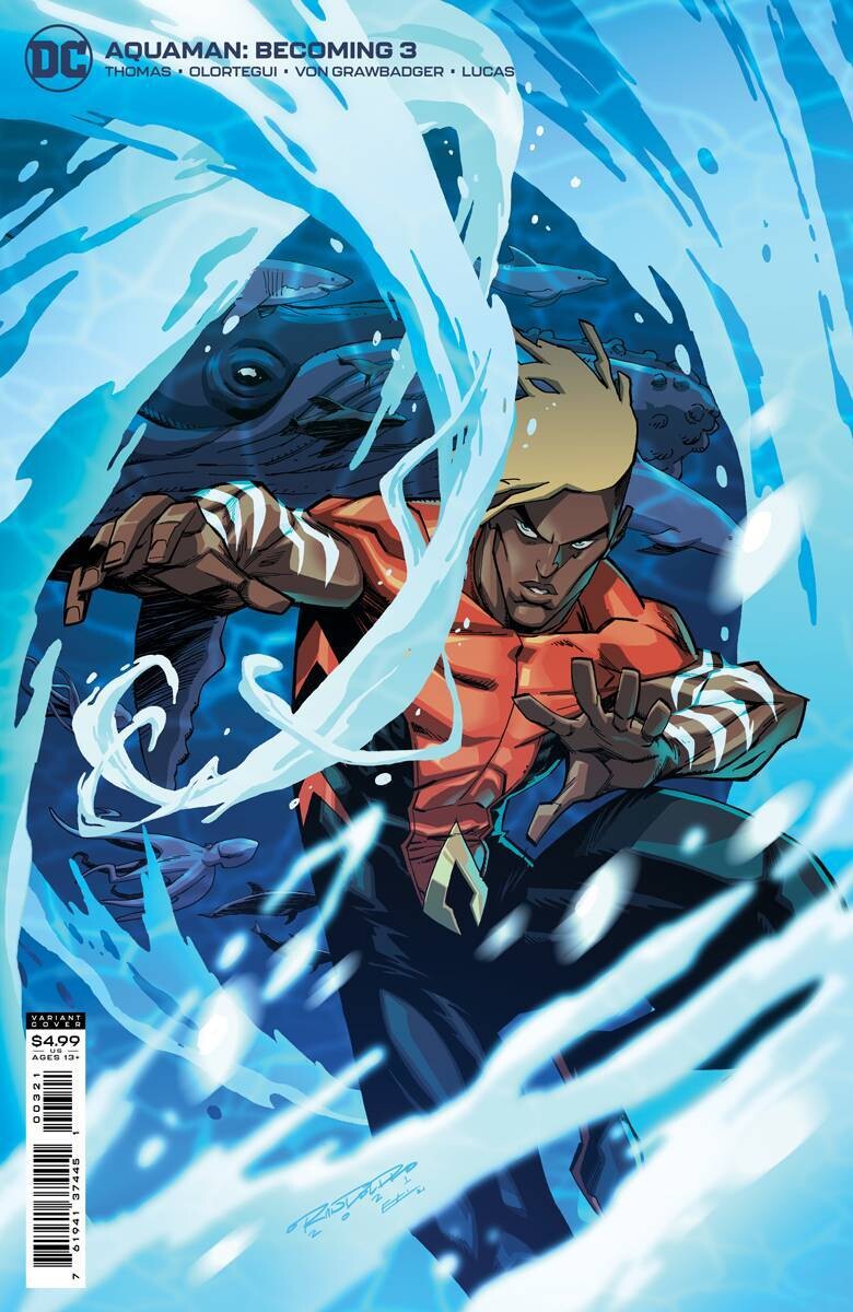 AQUAMAN THE BECOMING #3 (OF 6) CVR B RANDOLPH CARD STOCK VAR
DC COMICS
(17th November 2021)