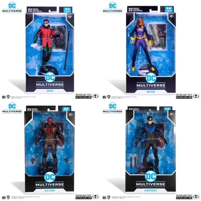 McFarlane Toys 7" DC MULTIVERSE - Gotham Knights: SET OF 4 Action Figures