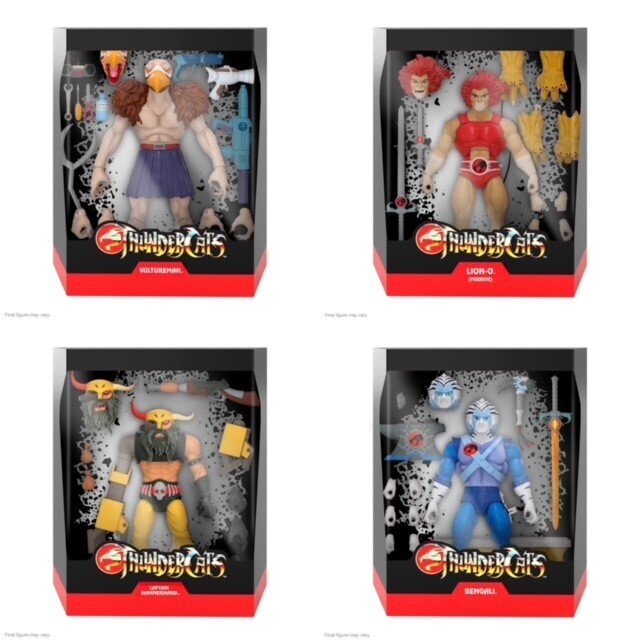 Super7 Thundercats Wave 5 Ultimates! Set of 4