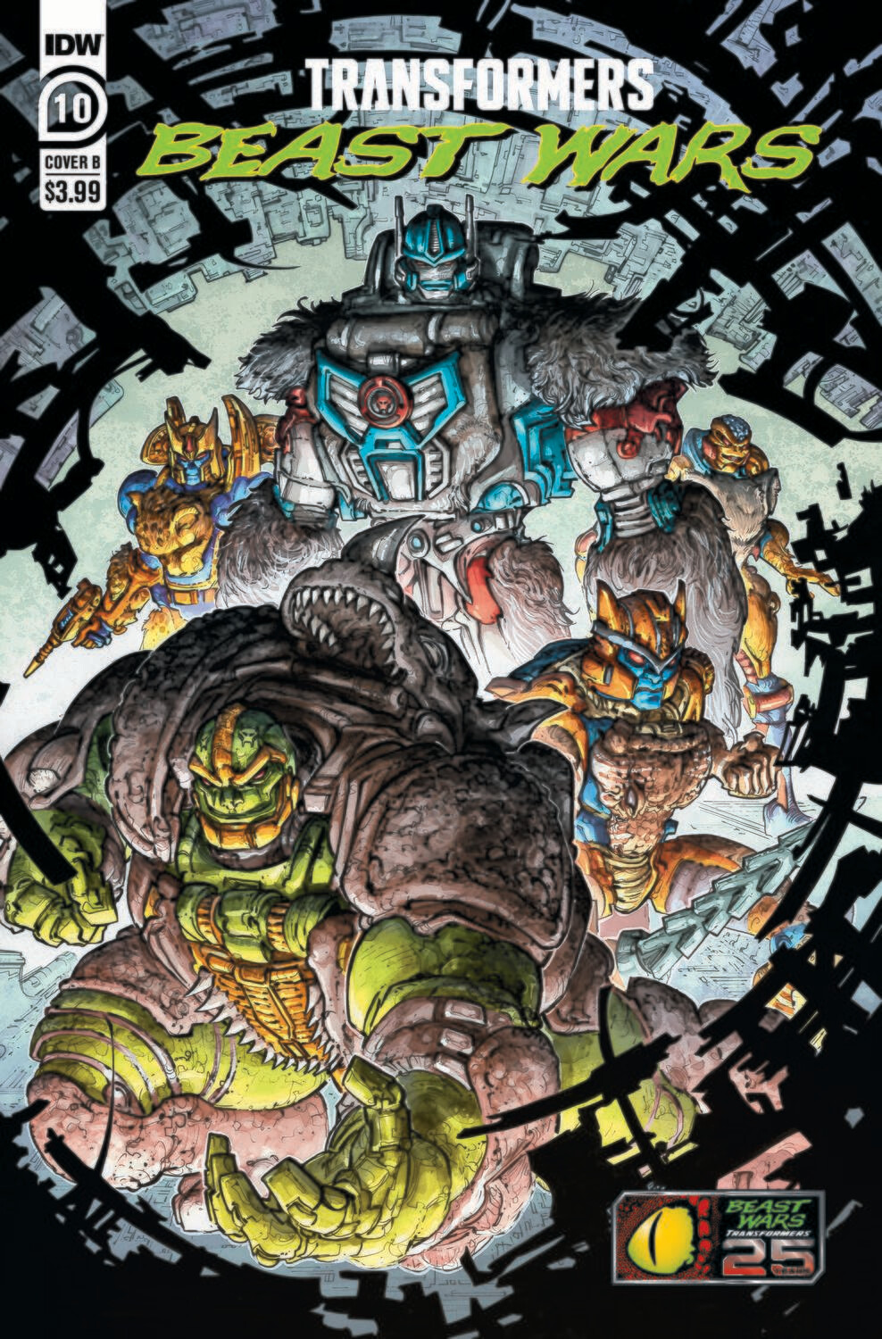 TRANSFORMERS BEAST WARS #10 CVR B WILLIAMS II IDW PUBLISHING (24th November 2021)