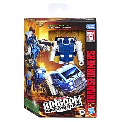 Transformers War For Cybertron: Kingdom Deluxe WFC-K32 Autobot Pipes