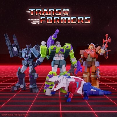 Super7 Transformers ULTIMATES! Wave 3 Set of 4 7" Scale Action Figure