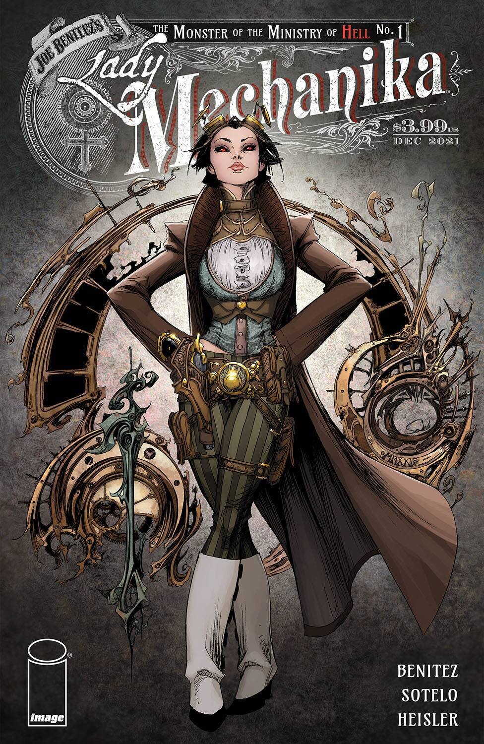 LADY MECHANIKA MONSTER OF MINISTRY #1 (OF 4) CVR A BENITEZ &
IMAGE COMICS
(8th December 2021)