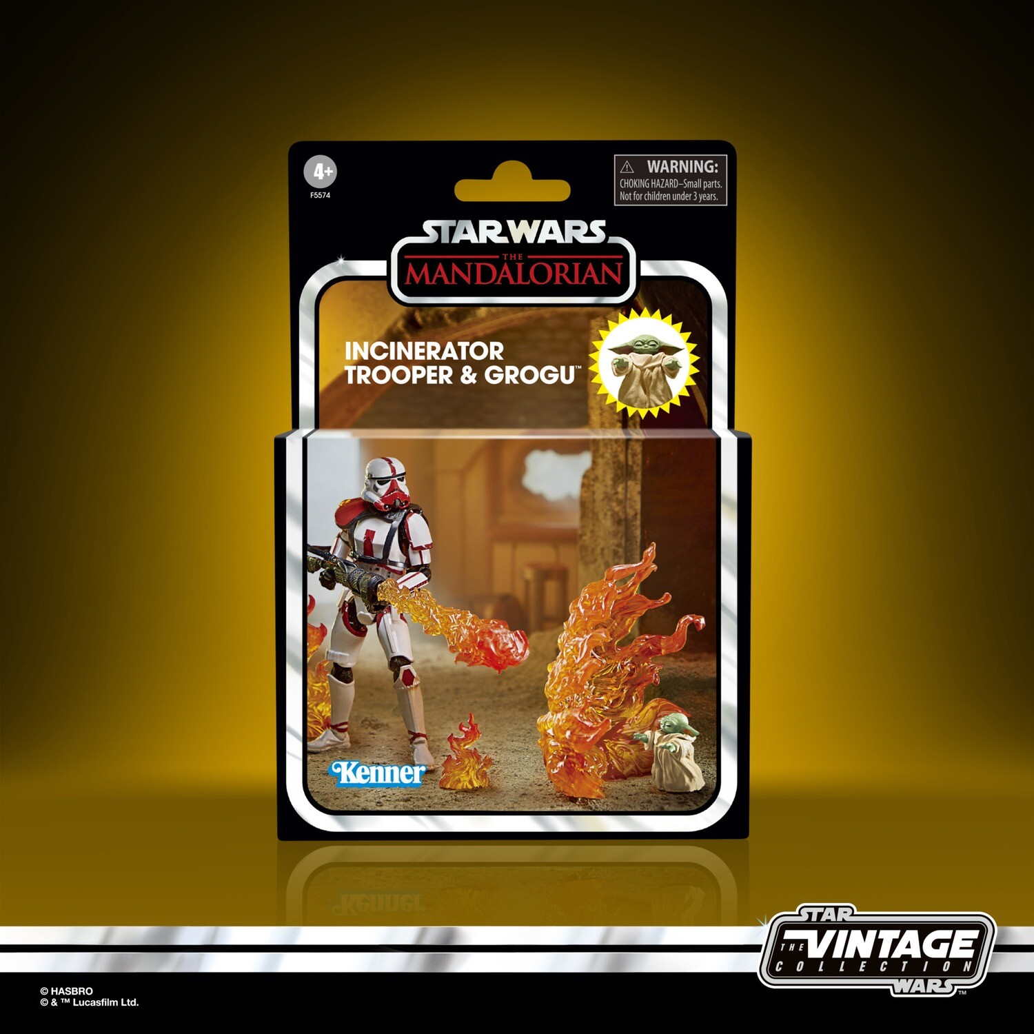 Star Wars The Vintage Collection 3.75" Incinerator Trooper and Grogu