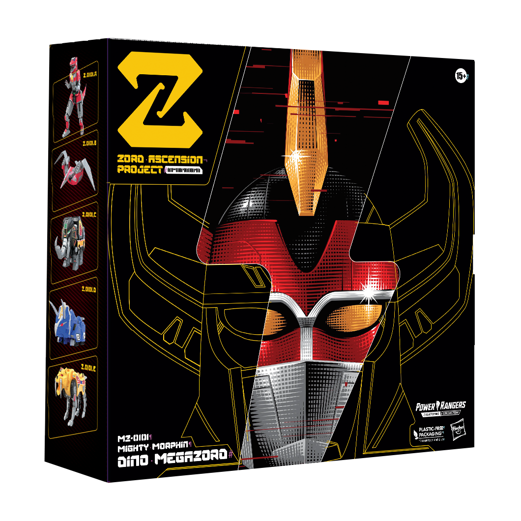 Power Rangers Lightning Collection Zord Ascension Project Mighty Morphin Dino Megazord