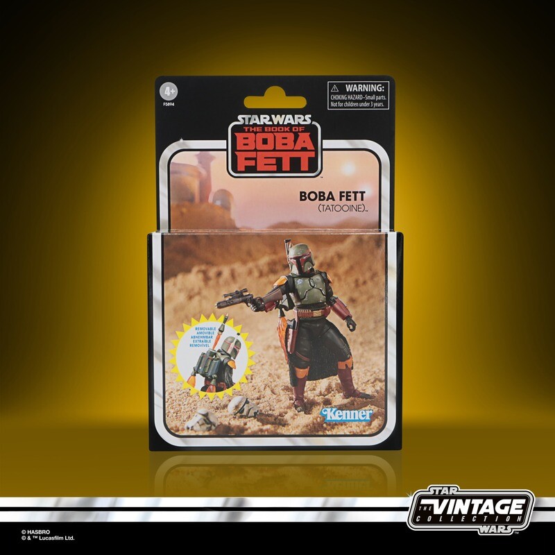 Star Wars The Vintage Collection 3.75" The Book of Boba Fett - Boba Fett (Tatooine)