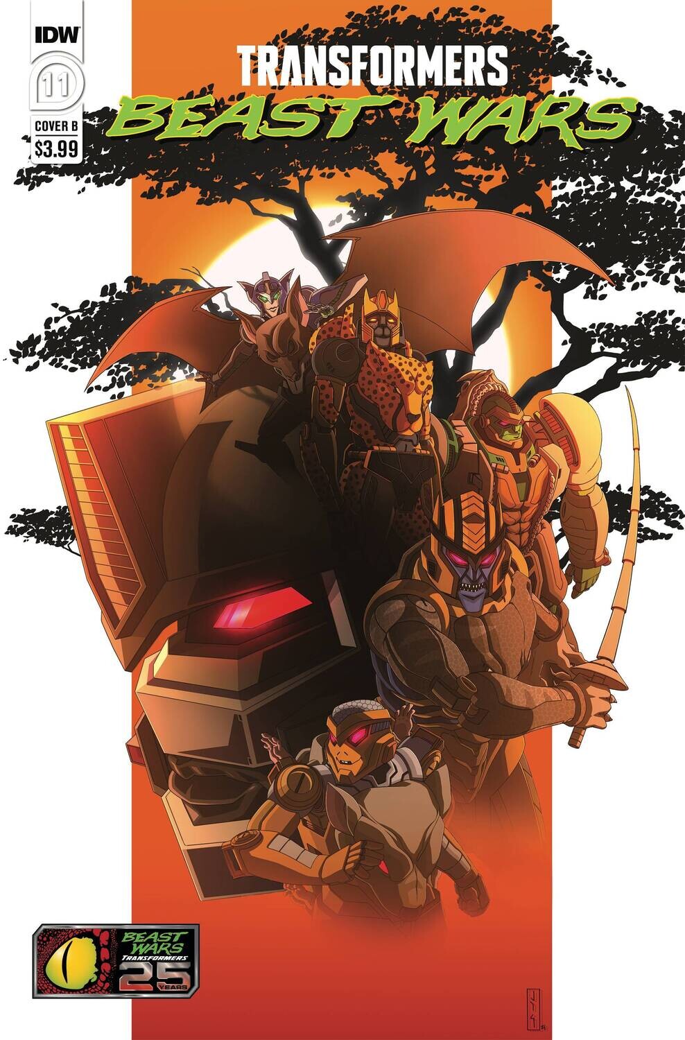 TRANSFORMERS BEAST WARS #11 CVR B YURCABA
IDW PUBLISHING
(22nd December 2021)