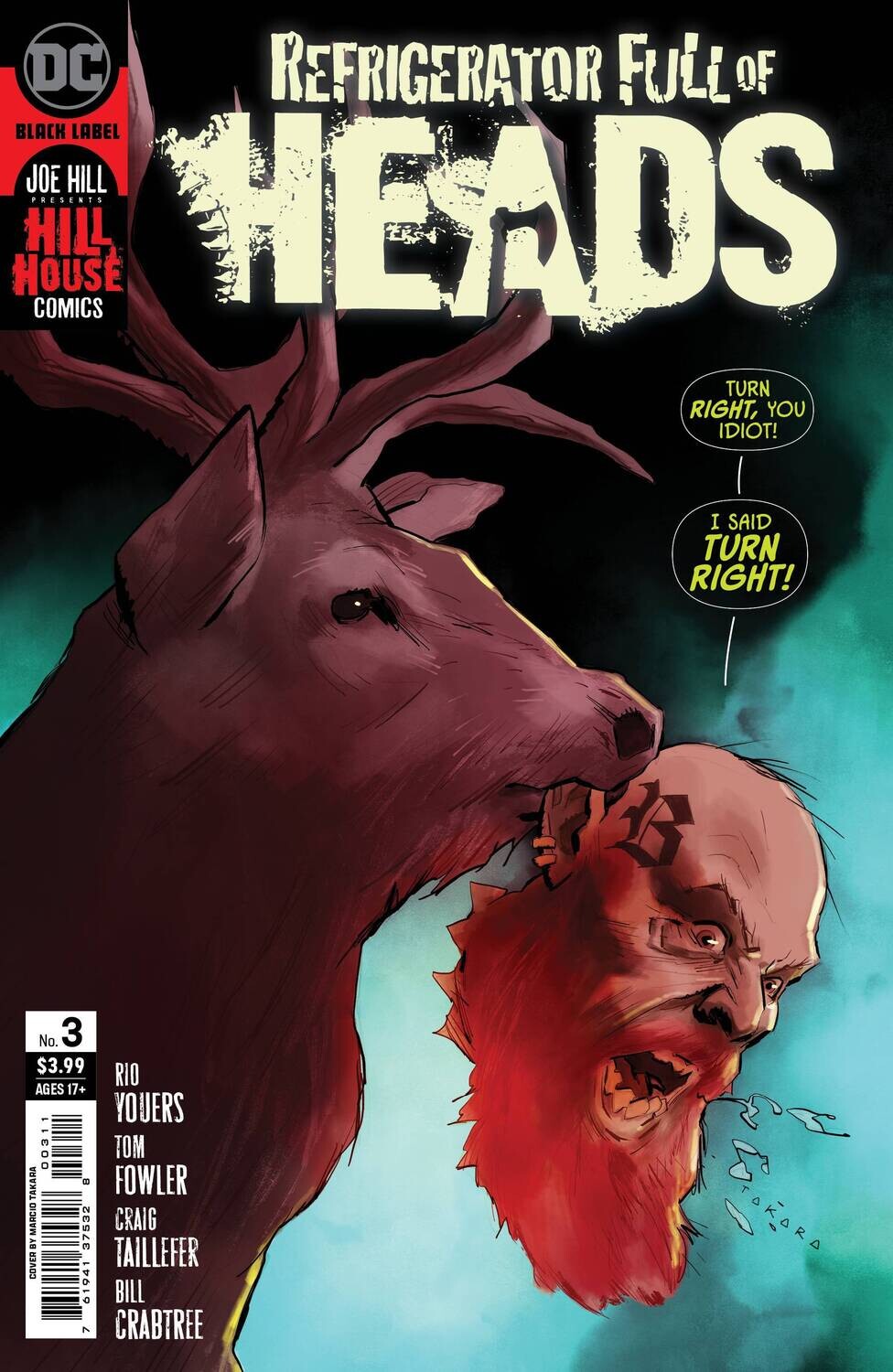 REFRIGERATOR FULL OF HEADS #3 (OF 6) CVR A TAKARA (MR)
DC COMICS
(22nd December 2021)