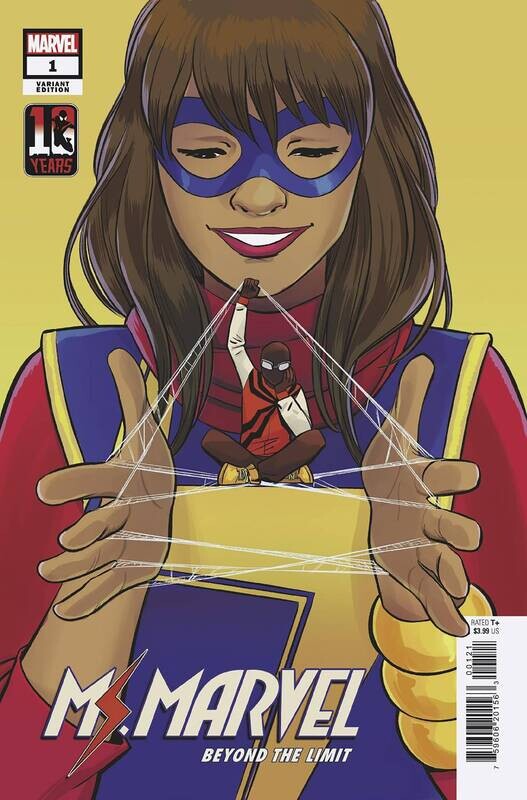 MS MARVEL BEYOND LIMIT #1 (OF 5) MILES MORALES 10TH ANNIV VA
MARVEL COMICS
(22nd December 2021)