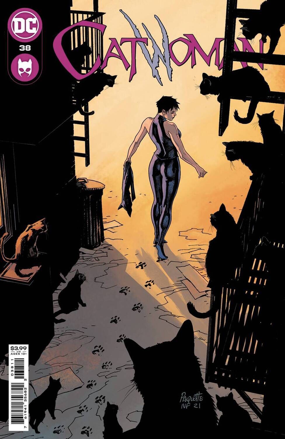 CATWOMAN #38 CVR A PAQUETTE
DC COMICS
(22nd December 2021)